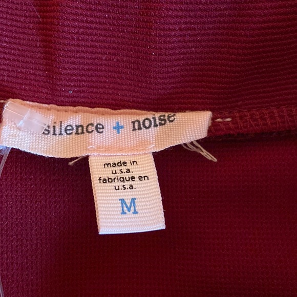 Silence&Noise Urban Outfitters fall M red mini skirt/skater skirt/cottagecore - Picture 4 of 7